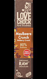 Der Roh Schokoriegel Maulbeere Vanille von Lovechock ist eine Verwöhnschokolade mit Noten von Maulbeere und Vanille. Jetzt günstig bei kokku im Veganshop bestellen!