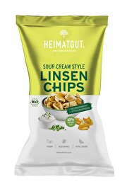 Die Linsen Chips im veganen Sour Cream Style von Heimatgut sind ein absolutes Geschmackshighlight.