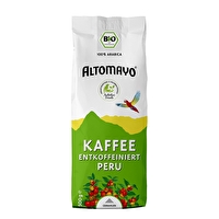 Der entkoffeinierte gemahlene Bio-Kaffee von Altomayo schmeckt besonders fein und mild.