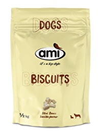 Die Biscuits Vanille von Ami sind ein leckerer, kleiner Hundekeks, der Deinem Vierbeiner bestimmt gut bekommen wird!