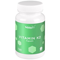Immer einen gesunden Vorrat an Vitamin K2 dank den gut verdaulichen Kapseln von BjökoVit. Jetzt günstig bei kokku, deinem veganen Onlineshop, kaufen!