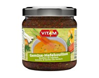 Die Gemüse Hefebouillon von Vitam mit feinen Gemüsestückchen eignet sich sehr gut als warme Zwischenmahlzeit oder zum salzreduzierten Abschmecken von Suppen und Gemüsegerichten.