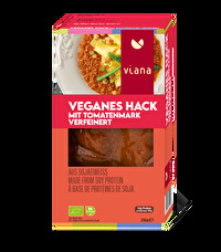 Das vegane Hack mit Tomatenmark von Viana ist eines der beliebtesten Produkte aus dem Viana-Sortiment.