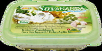 Aufgepasst: Hier kommt die Soyananda-Frischkäsealternative mit Knoblauch von Soyana - die lässt garantiert keine Kuhmilch sauer werden.