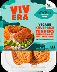 Die veganen Chicken Tenders von Vivera sind eine knusprig- leckere Alternative zu ihren fleischigen Vorbildern - ebenso lecker aber ohne Tierleid produziert.