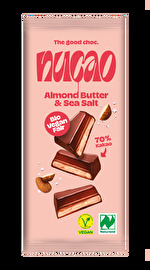 Das allseits beliebte Almond Butter & Sea Salt von nucao nun als ganzer Block.