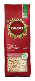 Das Veggie Granulat von Davert besteht auf Erbsenproteinbasis und ist daher nicht nur glutenfrei, sondern auch frei von Soja.