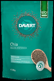 Chia von Davert eignet sich perfekt als Zutat für Joghurt, Müsli, Smoothies und Energyballs.