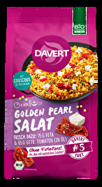 Zum Genuss in nur ca. 8 Minuten. Genau das gibt es mit dem Golden Pearl Salat von Davert.
