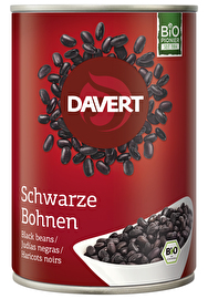 Ein echter Klassiker, die Schwarze Bohnen in der Dose von Davert. Diese Bohnenart zählt mit zu den ältesten Nahrungsmitteln überhaupt und gehört zu den gesündesten.