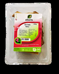 Der Seitan von alberts ist eine köstliche vegane Fleischalternative, die Fleisch in Geschmack und Konsistenz verblüffend nahe kommt.