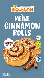 Die neue Backmischung für Cinnamon Rolls von BioVegan lässt dich das beliebte Gebäck in kürzester Zeit vegan und glutenfrei herstellen.