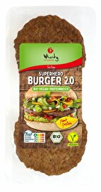 Der Superhero Burger 2.0 von Wheaty: Wem das Original zu würzig war, der wird hier perfekt bedient!