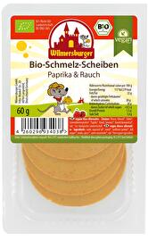 Die Bio-Schmelz-Scheiben Paprika & Rauch von Wilmersburger sind besonders lecker auf Pizza oder im Sandwich-Toast.