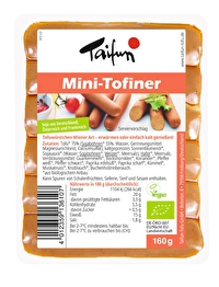 Die Mini-Tofiner von Taifun sind eine gelungene Variante der großen Tofu-Wiener, die besonders bei den Kleinen ankommen dürfte!