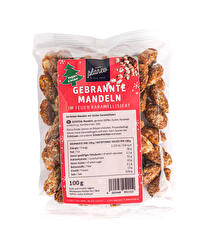 Gebrannte Mandeln von planeo sind umhüllt von einer karamellisierten Zuckerschicht – ein klassischer Genuss, der nach Weihnachts- & Jahrmarkt schmeckt!