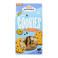 Dinkel Cookies Orange von Sommer – Knuspriges Dinkelgebäck mit feiner Zartbitterschokolade und aromatischem Orangenöl. Ein einzigartiges Genusserlebnis, natürlich rein pflanzlich!