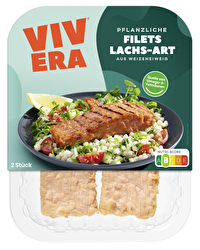 Alle Lachs-Fans können jetzt endlich aufatmen, denn hier kommt der vegane Lachs am Stück von Vivera auf Weizeneiweiß Basis.