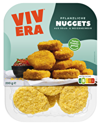 Die Veganen Nuggets von Vivera sind eine köstliche Alternative zu Chicken Nuggets auf Basis von Soja- und Weizeneiweiß.