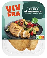 Das Vegane Filet Hähnchen Art von Vivera schmeckt wie 