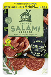 Die vegane Salami Klassik von Billie Green ist der Renner bei jeder veganen Brotzeit.
