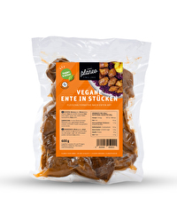 Die Vegane Ente in Stücken von planeo eignet sich wunderbar, um asiatische Gerichte vegan nachzukommen.