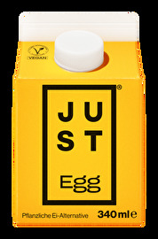 Just Egg von Just ist eine innovative vegane Instantmischung für Rührei auf Basis von Mungobohnen.