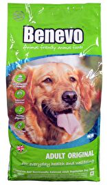 Das Adult Original 15 kg Trockenfutter für große Hunde von Benevo kommt im großen Sack daher, ist leicht verdaulich und wird von Hunden sehr gut angenommen. Jetzt günstig bei kokku im veganen Onlineshop bestellen!