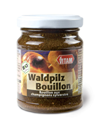 Bei der Waldpilz Bouillon von VITAM handelt es sich um eine Basiswürzmischung für alle Pilzgerichte, die mit Pflanzencreme verfeinert auch als köstliche Pilzsuppe genossen werden kann.