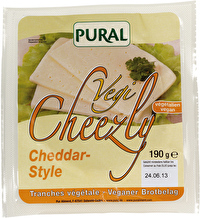 Vegi Cheezly Cheddar Style von Pural ist ein authentischer veganer Cheddar in Scheibenform. Ideal geeignet für die herzhafte, vegane Brotzeit! Jetzt günstig bei kokku im Onlineshop kaufen!