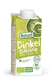 Die Dinkel Cusine von Natumi ist eine fettarme Pflanzencreme, die in der veganen Küche zu beinah jeder Speise einen leckeren Beitrag leisten kann! Jetzt im Vegan-Shop von kokku kaufen!