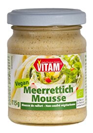Meerrettich Mousse von Vitam ist die perfekte milchfreie Alternative für alle, mit einem Faible für scharfen Genuss. Vegan und günstig bei kokku kaufen!