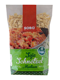 Die Soja-Schnetzel medium im 200g-Pack von SOBO eignen sich hervorragend für die Zubereitung von Chili sine Carne oder gefüllten Paprikaschoten! Jetzt in Bio-Qualität bei kokku kaufen!