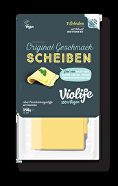 Scheiben Original von Violife sind ein schmackhaft milder, veganer Aufschnitt mit ausgezeichnetem Schmelzverhalten. Neben Brot auch gut zum Überbacken geeignet!
