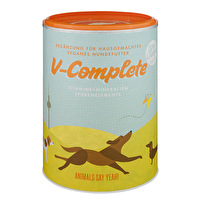 V-Complete 650 Nahrungsergänzung von Vegan4Dogs ist die ideale Nahrungsergänzung für die vegane Hundeernährung, wenn du Selbstkocher bist. Jetzt günstig bei kokku im Shop bestellen!