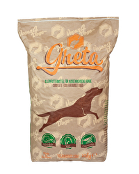 Greta, das vegane Alleinfuttermittel für Hunde von Vegan4Dogs, gibt es jetzt auch im 14kg-Pack. Das Hundefutter verzichtet komplett auf Gluten und versorgt deinen Hund mit allem, was er braucht! Jetzt günstig online bei kokku im Veganshop kaufen!