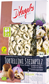 D’Angelo Tortellini gefüllt mit Steinpilzen sind ein besonderer Genuss für Freunde von saftigen, veganen Tortellinis!