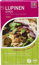 Alberts Lupinengyros ist ein rein veganes Pfannengericht nach Gyros-Art. Jetzt günstig bei kokku, deinem veganen Onlineshop, kaufen!