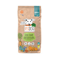 Das Green Crunch 10kg von Vegdog vereint das Beste, was in veganem Hundefutter enthalten sein kann! Als Eiweißquelle kommen Linsen und Erbsen zum Einsatz; die Algen decken den Bedarf an Omega-Fettsäuren; Vitamine und Ballaststoffe kommen aus dem Kürbis und der Blaubeere. Dein Hund wird es lieben!