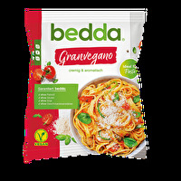 Der Granvegano von Bedda - eine vollmundige vegane Streukäsealternative auf Kokosölbasis.