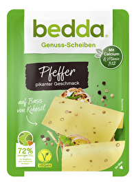 Mit den neuen Scheiben Pfeffer von Bedda landen viele bunte Pfefferkörner auf deinem Teller, die sich mit dem typisch milden Geschmack der Bedda Scheiben zu einer wahren Geschmacksexplosion verbinden.