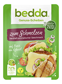 Die Scheiben Zum Schmelzen von Bedda machen deinen veganen geschmolzenen Käsetraum endlich wahr!