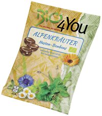 Mit den °Alpenkräuter° Husten Bonbons von Bio4You bekommst du wohltuenden Genuss mit der Kraft von 21 Alpenkräutern.