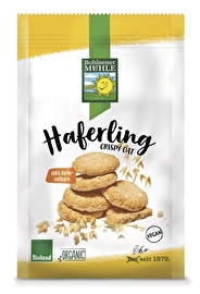 Die Bohlsener Mühle Haferling Haferkekse entstehen aus 100% Hafervollkornmehl und anderen wertvollen Zutaten in Bio-Qualität.