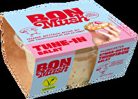 Mit dem Vegan Tune-in Salad von BonMush kannst du köstlichen Thunfisch Geschmack, ganz ohne Thunfisch genießen.
