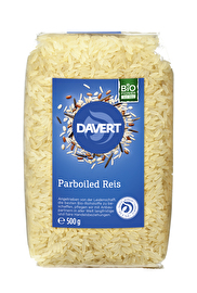 Der Parboiled Reis von Davert ist ein schnell kochender Reis, der sich ideal als Beilage oder Grundlage für Reispfannen und zahlreiche andere Gerichte eignet.