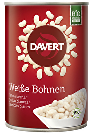 Die weißen Bohnen in der Dose von Davert bieten höchste Bio-Qualität und sind vielseitig einsetzbar