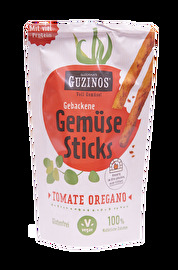 Mit dem Guzman's Guzinos Gemüsesnack Tomate ist das schlechte Gewissen beim Knabbern Geschichte. Leckere Knabberstangen aus viel frischen Tomaten, die pure Energie spenden und ohne fragwürdige Inhaltsstoffe bestens auskommen.