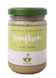 Hanfkrem Apfel Porree von hanfwerk bringt euch einen würzig -vollmundigen Aufstrich auf's Brot.