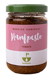 Hanfpesto Tomate von hanfwerk holt dir den Geschmack saftiger sonnengereifter Tomaten auf den Teller.